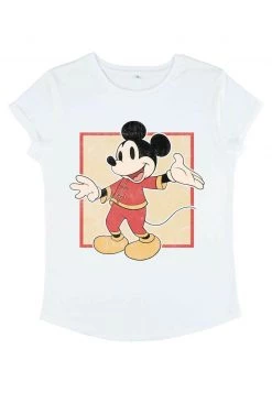 Henry Tiger Damen DISNEY CLASSICS MICKEY CLASSIC - CHINESE MICKEY - T-Shirt Print - White -Günstiges Henry Tiger Geschäft 37da6bf7525444889cf5f9aad048f7a0