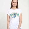 Henry Tiger DISNEY CLASSICS KAWAII STITCH - T-Shirt Print - White | Damen