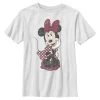 Henry Tiger Unisex DISNEY MINNIE MOUSE CLASSICS POLKA DOT MINNIE - T-Shirt Print - White