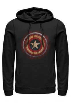 Henry Tiger MARVEL UNISEX WOODEN SHIELD - Sweatshirt - Black