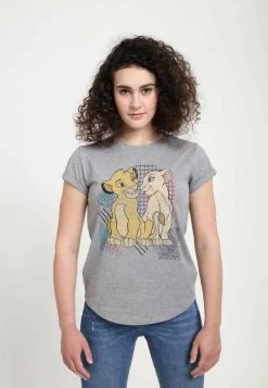 Henry Tiger Damen DISNEY THE LION KING - LION KING NOSTALGIA - T-Shirt Print - Melange Grey -Günstiges Henry Tiger Geschäft 386e3583eddc4f57b1a9d9fba0e193a1