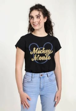 Henry Tiger Damen DISNEY CLASSICS MICKEY SCRIPT - T-Shirt Print - Black -Günstiges Henry Tiger Geschäft 38fd4b8182ee4274bccc9fd805146b04