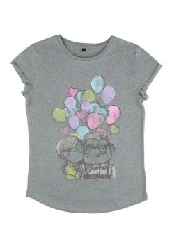 Henry Tiger PIXAR UP - LOVE UP - T-Shirt Print - Melange Grey | Damen -Günstiges Henry Tiger Geschäft 398ebc0bffb24f8fa36cfe868519114c