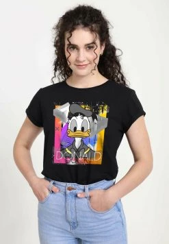 Henry Tiger Damen DISNEY CLASSICS MICKEY CLASSIC - EIGHTIES DUCK - T-Shirt Print - Black -Günstiges Henry Tiger Geschäft 39913f34a15440ec96251043397ca74b