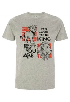Henry Tiger Unisex DISNEY THE LION KING: LIVE ACTION - SIMBA TEXT - T-Shirt Print - Melange Grey -Günstiges Henry Tiger Geschäft 39960b019152401b8596ef8bd47654a7