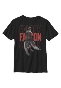 Henry Tiger MARVEL KIDSFALCON REPEATING - T-Shirt Print - Black | Unisex