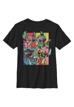 Henry Tiger Unisex DISNEY CLASSICS GRUNGE STITCH - T-Shirt Print - Black