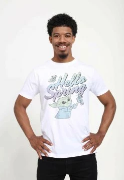 Henry Tiger STAR WARS UNISEX HELLO SPRING - T-Shirt Print - White