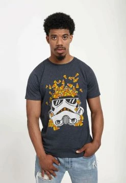 Henry Tiger STAR WARS UNISEX CANDY CORN TROOPER - T-Shirt Print - Melange Black -Günstiges Henry Tiger Geschäft 3ad786763c3f4e66be6aa21a40002381