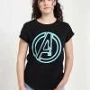 Henry Tiger MARVEL AVENGERS CLASSIC - AVENGERS GLOW ICON - T-Shirt Print - Black | Damen