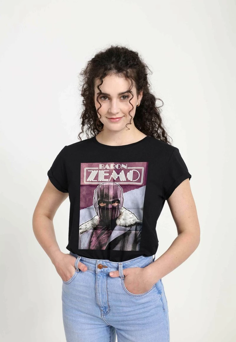 Henry Tiger Damen MARVEL ZEMO POSTER - T-Shirt Print - Black 3 Henry Tiger Damen MARVEL ZEMO POSTER - T-Shirt Print - Black – Bild 3