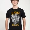 Henry Tiger Unisex DISNEY THE LION KING: LIVE ACTION - CAST PHOTO - T-Shirt Print - Black