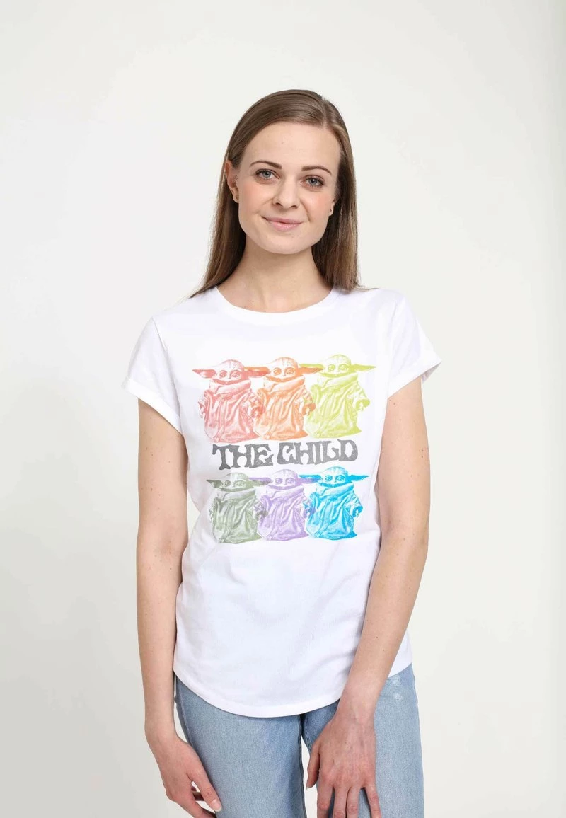 Henry Tiger Damen STAR WARS: MANDALORIAN - VINTAGE INNOCENCE - T-Shirt Print - White 1 Henry Tiger Damen STAR WARS: MANDALORIAN - VINTAGE INNOCENCE - T-Shirt Print - White