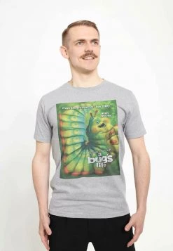 Henry Tiger PIXAR A BUG'S LIFE - CATEPILLAR POSTER - T-Shirt Print - Melange Grey | Unisex