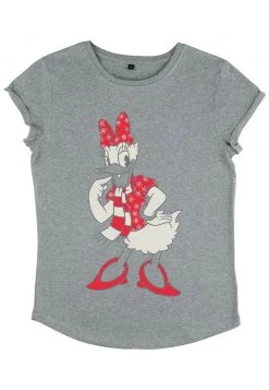 Henry Tiger Damen DISNEY CLASSICS MICKEY CLASSIC - SNOWFLAKED DAISY - T-Shirt Print - Melange Grey -Günstiges Henry Tiger Geschäft 3c30f9007a1f426a93dfde9dfd78ae42