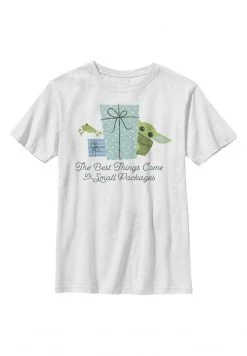 Henry Tiger Unisex STAR WARS SMALL PACKAGES - T-Shirt Print - White