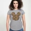 Henry Tiger Damen DISNEY CLASSICS MICKEY TIGER FILL - T-Shirt Print - Melange Grey