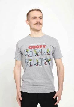 Henry Tiger DISNEY CLASSICS UNISEX EXPRESSIONS OF GOOFY - T-Shirt Print - Melange Grey