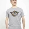 Henry Tiger Unisex STAR WARS - T-Shirt Print - Melange Grey