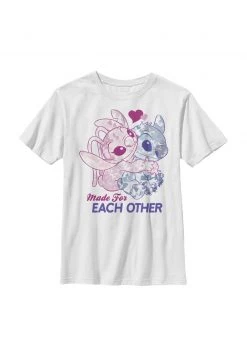 Henry Tiger Unisex DISNEY CLASSICS KIDS STITCH - T-Shirt Print - White