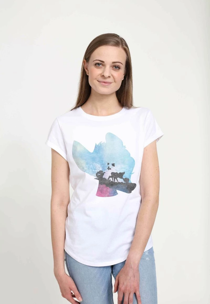 Henry Tiger Damen DISNEY CLASSICS BAMBI - WATERCOLOR BAMBI - T-Shirt Print - White 1 Henry Tiger Damen DISNEY CLASSICS BAMBI - WATERCOLOR BAMBI - T-Shirt Print - White