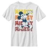 Henry Tiger Unisex DISNEY CLASSICS KIDS HIPSTER MICKEY - T-Shirt Print - White