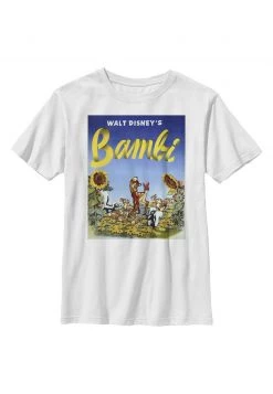 Henry Tiger DISNEY BAMBI SUNFLOWERS - T-Shirt Print - White | Unisex