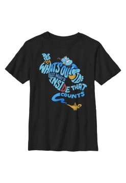 Henry Tiger Unisex DISNEY KIDS QUOTE GENIE BOTTLE - T-Shirt Print - Black