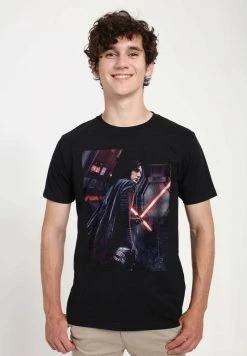Henry Tiger Herren STAR WARS KYLO - T-Shirt Print - Black