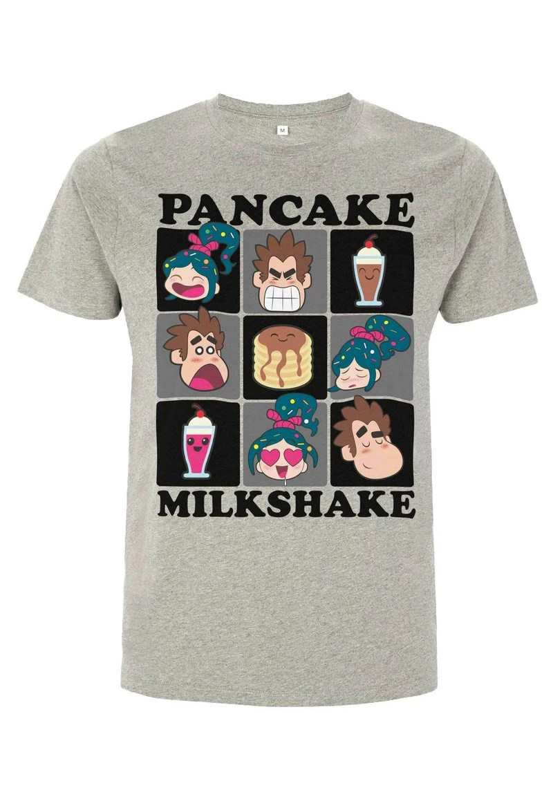 Henry Tiger Unisex DISNEY WRECK-IT RALPH 2 - MILKSHAKE SQUARED - T-Shirt Print - Melange Grey 4 Henry Tiger Unisex DISNEY WRECK-IT RALPH 2 - MILKSHAKE SQUARED - T-Shirt Print - Melange Grey – Bild 4