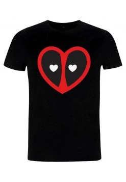 Henry Tiger MARVEL UNISEX DEADPOOL HEART LOGO - T-Shirt Print - Black -Günstiges Henry Tiger Geschäft 3ee0ba8c5c6745079aca7a821a13e374