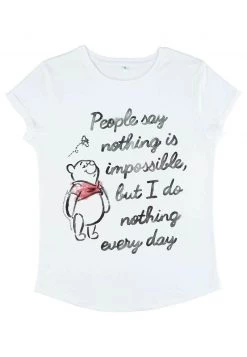 Henry Tiger Damen DISNEY WOMEN'S IMPOSSIBLE - T-Shirt Print - White -Günstiges Henry Tiger Geschäft 3fe624ec3630444f89d4fb14e6735caf