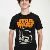 Henry Tiger STAR WARS UNISEX BOBA GHOUL - T-Shirt Print - Black