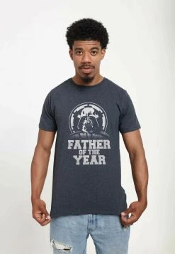 Henry Tiger Damen STAR WARS: CLASSIC - LORD FATHER - T-Shirt Print - Melange Black -Günstiges Henry Tiger Geschäft 408f73eb6a904e68b743253ddb3b267e