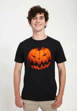 Henry Tiger DISNEY CLASSICS UNISEX PUMPKIN KING - T-Shirt Print - Black