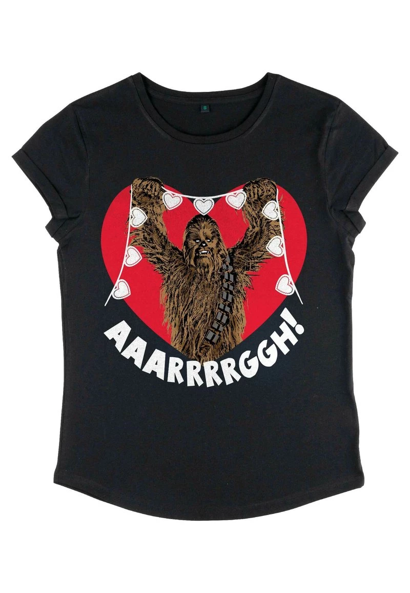 Henry Tiger Damen STAR WARS CHEWIE CRAFTING HEARTS - T-Shirt Print - Black 5 Henry Tiger Damen STAR WARS CHEWIE CRAFTING HEARTS - T-Shirt Print - Black – Bild 5