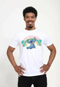 Henry Tiger DISNEY CLASSICS UNISEX KAWAII STITCH - T-Shirt Print - White