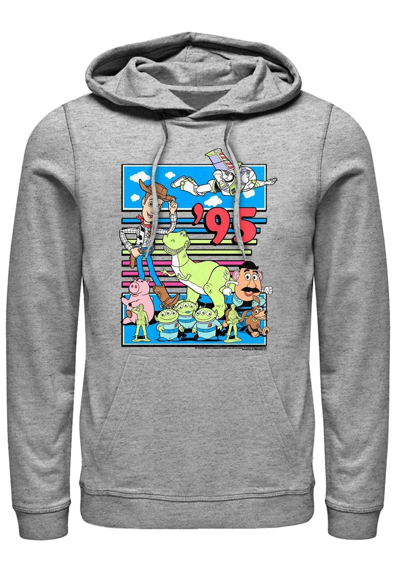 Henry Tiger Unisex PIXAR FAST TOYS - Kapuzenpullover - Melange Grey 1 Henry Tiger Unisex PIXAR FAST TOYS - Kapuzenpullover - Melange Grey