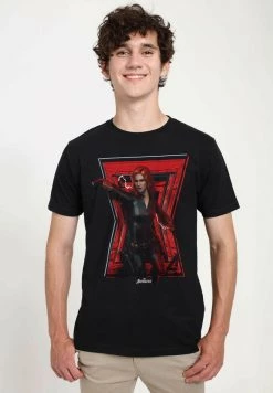 Henry Tiger MARVEL OTHER - WIDOW MAKER - T-Shirt Print - Black | Unisex