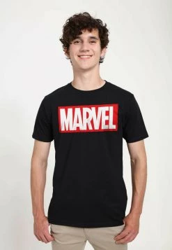 Henry Tiger Unisex MARVEL OTHER - MARVEL BRICK - T-Shirt Print - Black