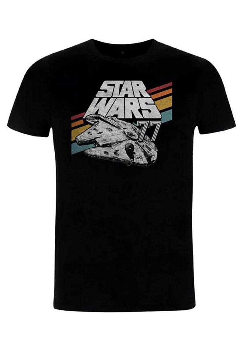 Henry Tiger Unisex STAR WARS: CLASSIC - AWESOME 77 - T-Shirt Print - Black 5 Henry Tiger Unisex STAR WARS: CLASSIC - AWESOME 77 - T-Shirt Print - Black – Bild 5