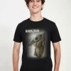 Henry Tiger Unisex STAR WARS: THE MANDALORIAN - MANDOMON EPI CHILD - T-Shirt Print - Black