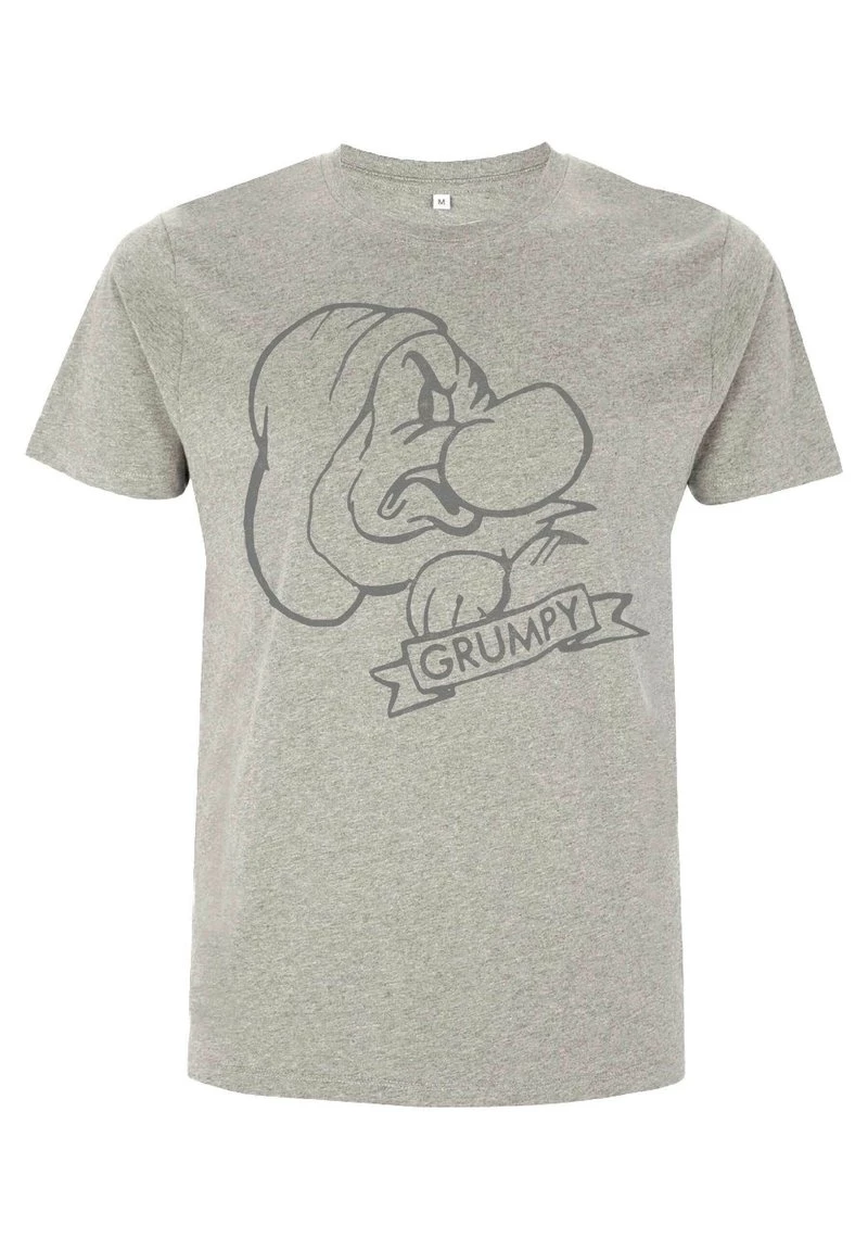 Henry Tiger Unisex DISNEY SNOW WHITE - GRUMPY - T-Shirt Print - Melange Grey 4 Henry Tiger Unisex DISNEY SNOW WHITE - GRUMPY - T-Shirt Print - Melange Grey – Bild 4