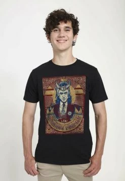 Henry Tiger Unisex MARVEL GLORIOUS PURPOSE - T-Shirt Print - Black