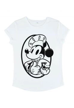 Henry Tiger DISNEY CLASSICS MICKEY CLASSIC - CHEF MICKEY CIRCLE - T-Shirt Print - White | Damen -Günstiges Henry Tiger Geschäft 43bb202b10ba4e00b8c29273389700dd