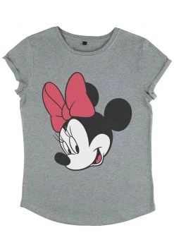 Henry Tiger Damen DISNEY CLASSICS MICKEY CLASSIC - MINNIE ON STRIPES - T-Shirt Print - Melange Grey -Günstiges Henry Tiger Geschäft 43dad4ea62eb4f1687bbf75f5bb701ea