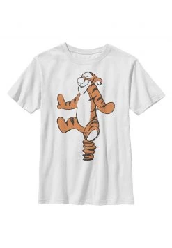 Henry Tiger Unisex DISNEY CLASSICS BASIC SKETCH TIGGER - T-Shirt Print - White