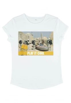 Henry Tiger Damen STAR WARS PLAY IT COOL - T-Shirt Print - White -Günstiges Henry Tiger Geschäft 44092ac03948406b9f37f3e5ce45cbbc