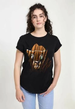 Henry Tiger Damen DISNEY THE LION KING - HUNTRESS - T-Shirt Print - Black