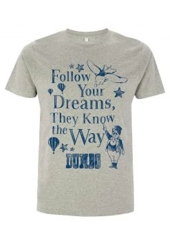 Henry Tiger Unisex DISNEY CLASSICS DUMBO - FOLLOW DREAMS - T-Shirt Print - Melange Grey -Günstiges Henry Tiger Geschäft 44ae589fcaa749cd99148534dce16d05